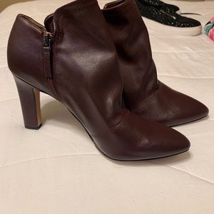 Franco sarto maroon booties